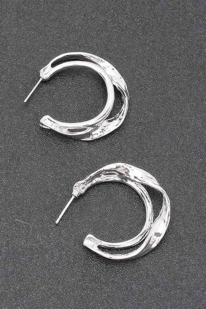 Gold Plated Metal Earring - Tigbul's Variety Fashion Shop