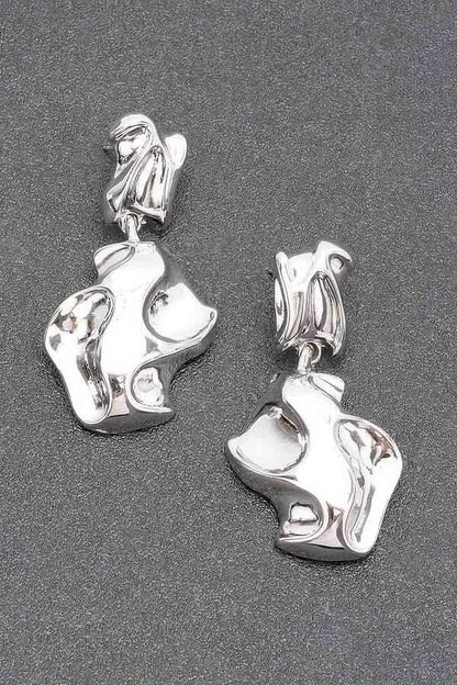 Gold Plated Metal Earring - Tigbul's Variety Fashion Shop