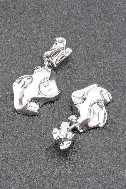 Gold Plated Metal Earring - Tigbul's Variety Fashion Shop