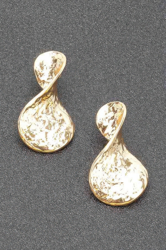 Gold Plated Metal Earring - Tigbul's Variety Fashion Shop