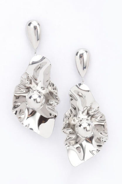 Gold Plated Metal Earring - Tigbul's Variety Fashion Shop