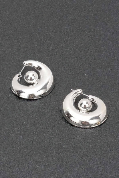 Gold Plated Metal Earring - Tigbul's Variety Fashion Shop