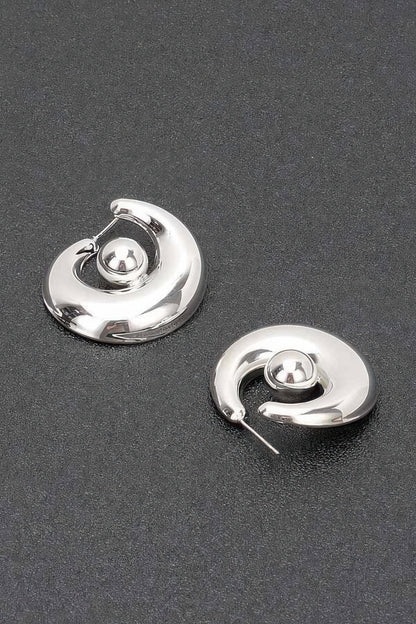 Gold Plated Metal Earring - Tigbul's Variety Fashion Shop