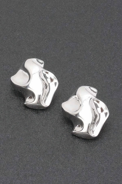 Gold Plated Metal Earring - Tigbul's Variety Fashion Shop