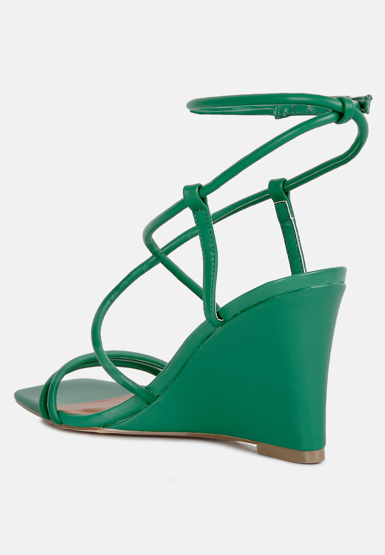 Gram Hunt Ankle Strap Wedge Sandals - Tigbul's Variety Fashion Shop