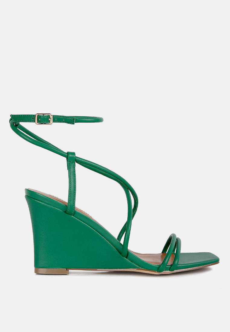 Gram Hunt Ankle Strap Wedge Sandals - Tigbul's Variety Fashion Shop