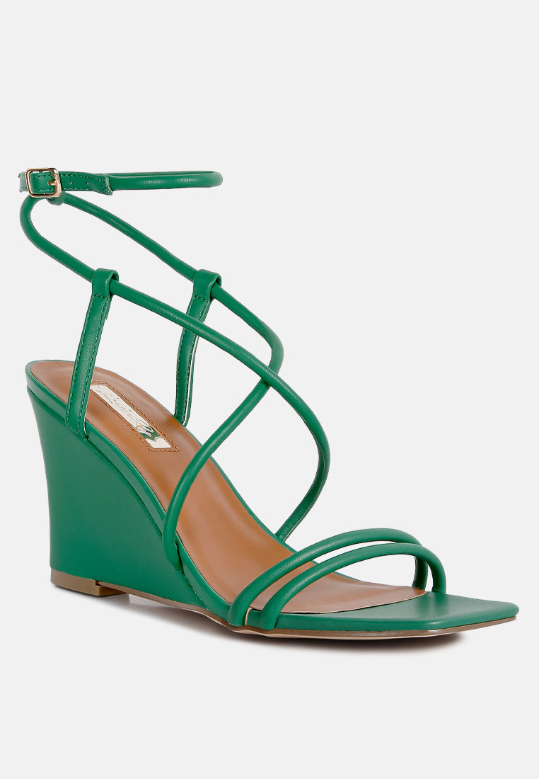Gram Hunt Ankle Strap Wedge Sandals - Tigbul's Variety Fashion Shop
