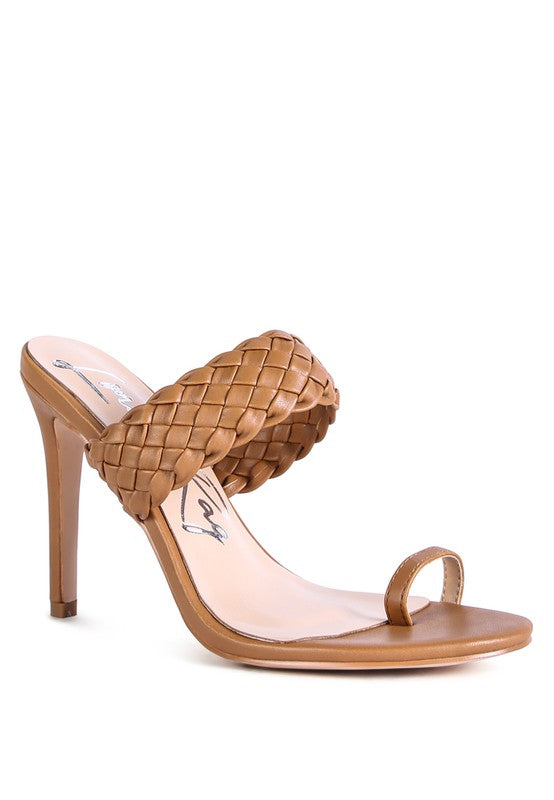 HIGH PERKS WOVEN STRAP TOE RING SANDALS - Tigbul's Variety Fashion Shop