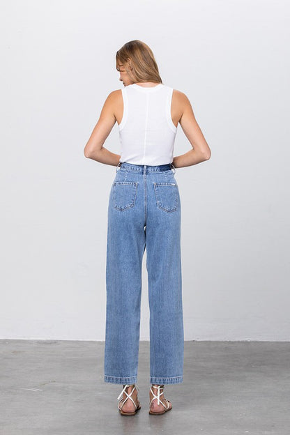 High Waist Slouch Jeans - Tigbul's Variety Fashion Shop