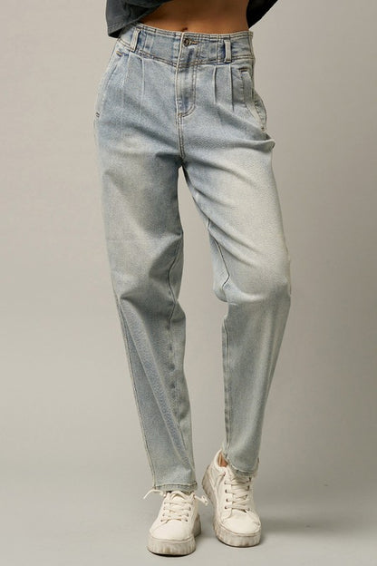 High Waisted Balloon Jeans - Tigbul's Variety Fashion Shop