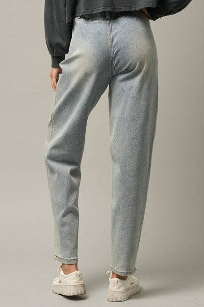High Waisted Balloon Jeans - Tigbul's Variety Fashion Shop