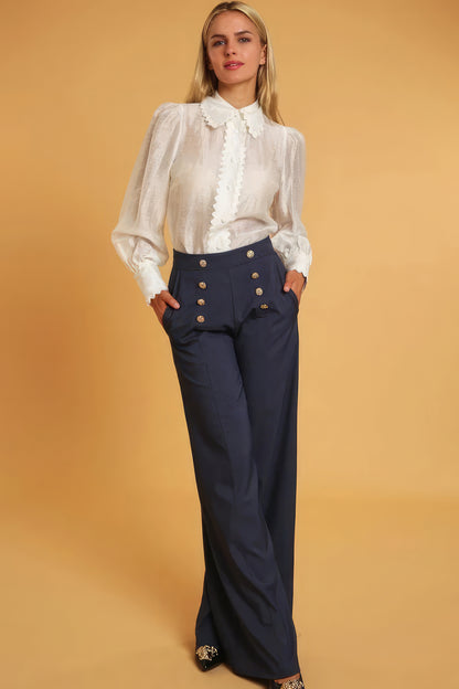High Waisted Dressy Pants - Tigbul's Variety Fashion Shop