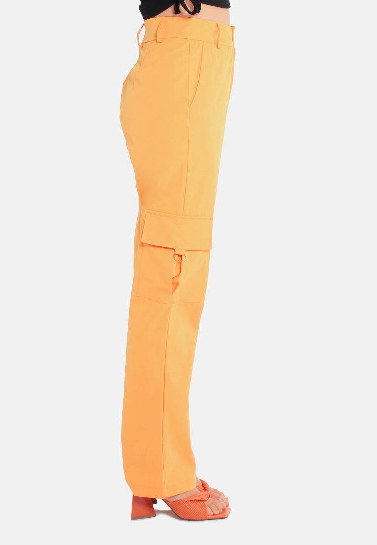 High Waist Cargo Pants - Tigbul's Variety Fashion Shop