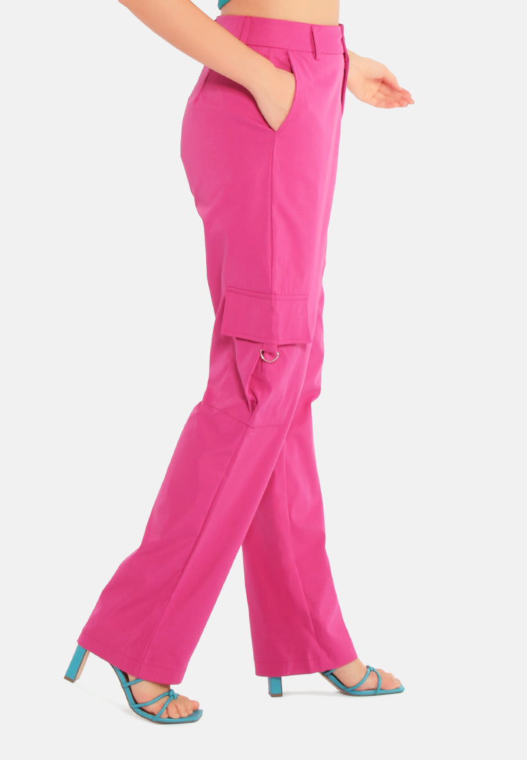 High Waist Cargo Pants - Tigbul's Variety Fashion Shop