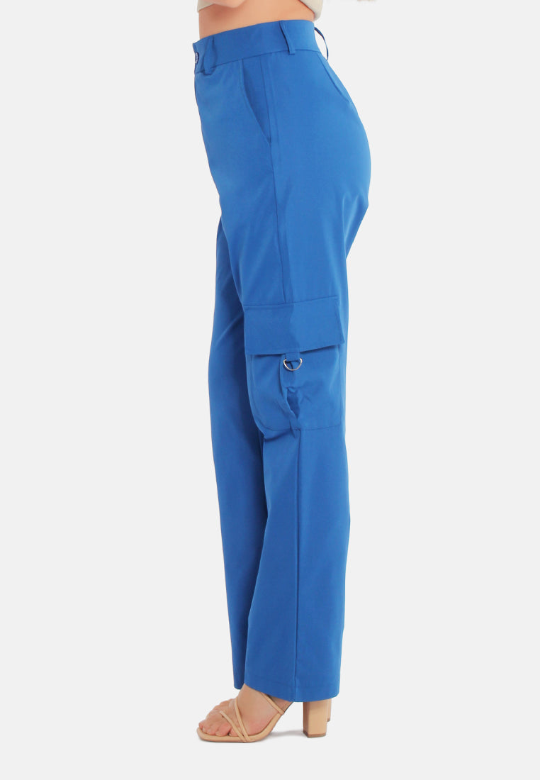 High Waist Cargo Pants - Tigbul's Variety Fashion Shop