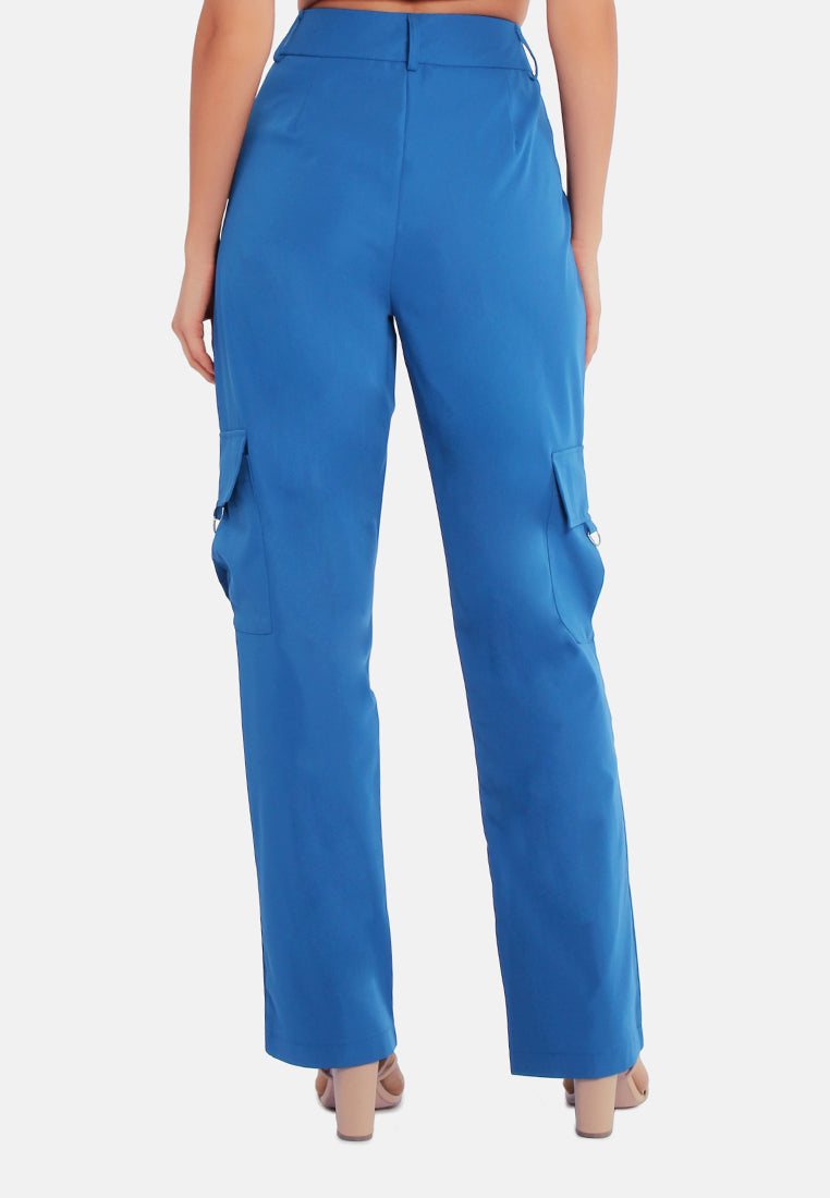 High Waist Cargo Pants - Tigbul's Variety Fashion Shop