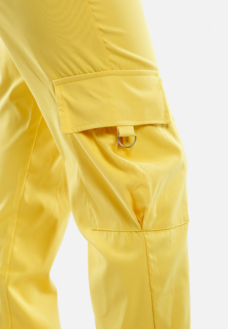 High Waist Cargo Pants - Tigbul's Variety Fashion Shop