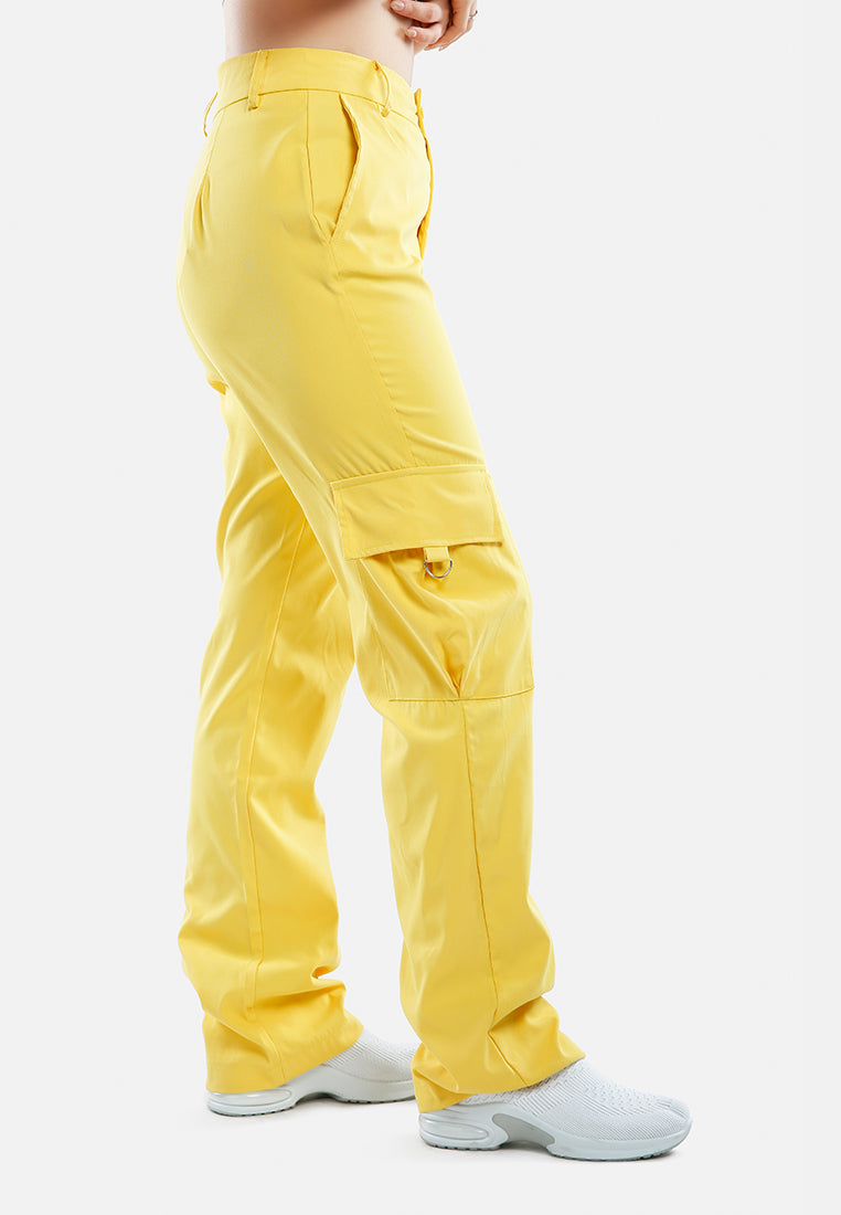 High Waist Cargo Pants - Tigbul's Variety Fashion Shop