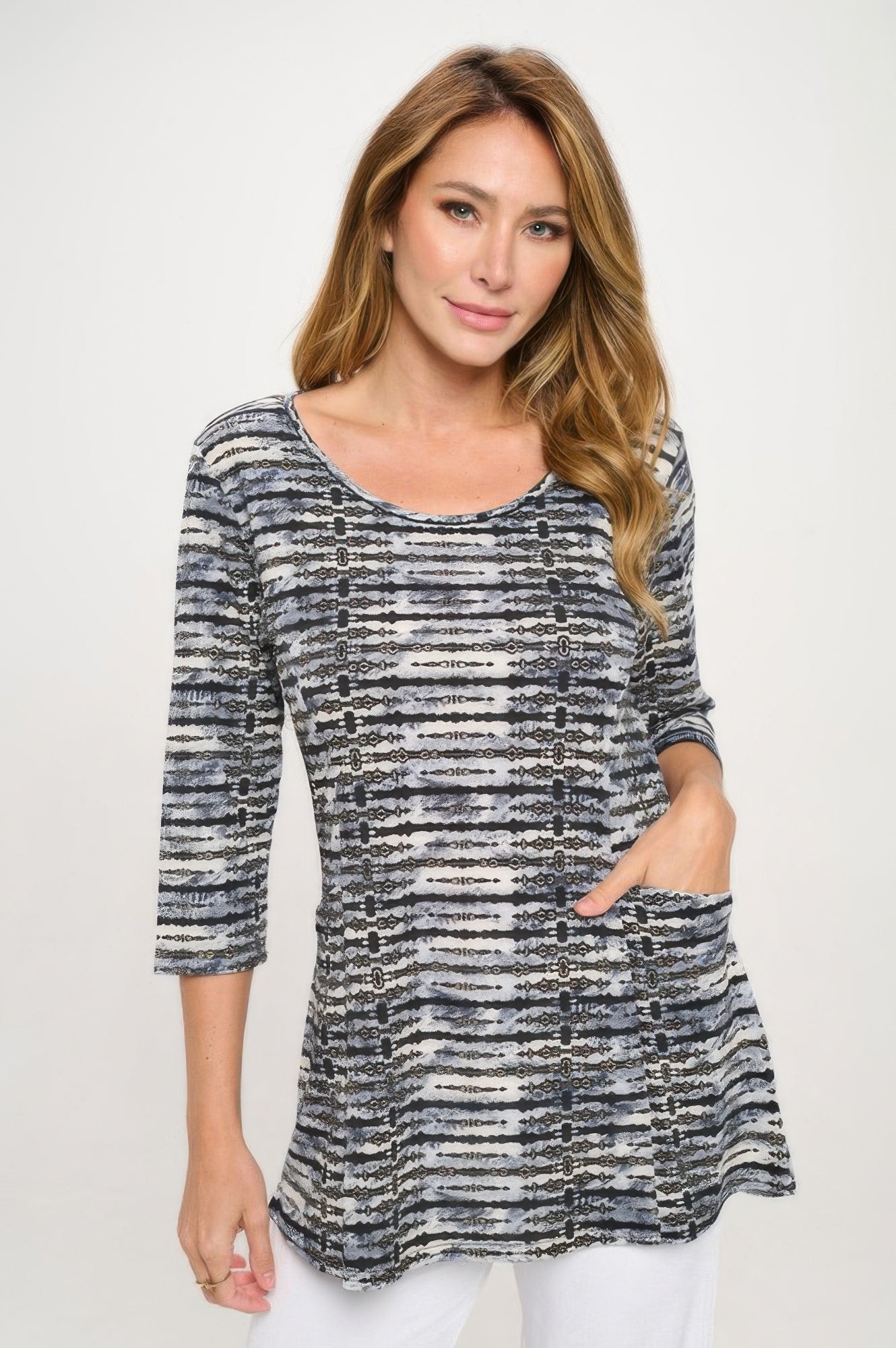 Hit Princess Line Pocket Top - Tigbul's Variety Fashion Shop