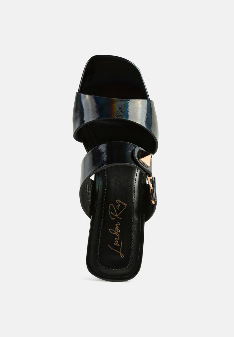 Hookup Fantasy Block Heel Sandals - Tigbul's Variety Fashion Shop