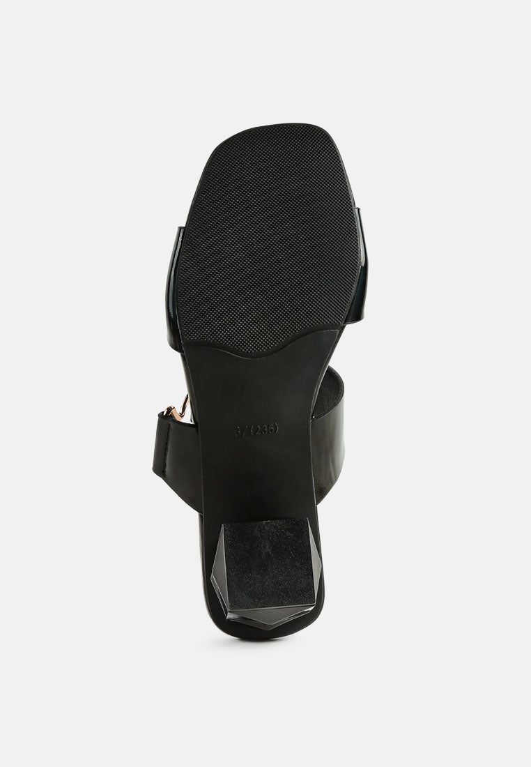 Hookup Fantasy Block Heel Sandals - Tigbul's Variety Fashion Shop
