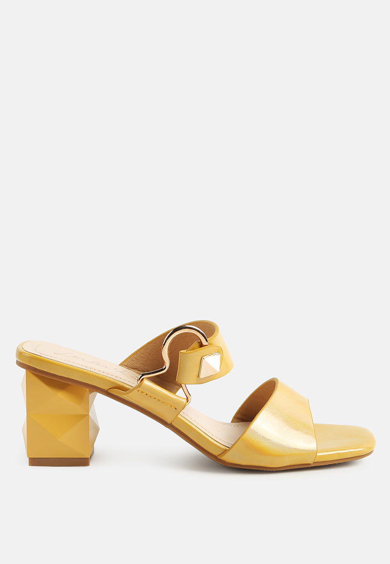 Hookup Fantasy Block Heel Sandals - Tigbul's Variety Fashion Shop