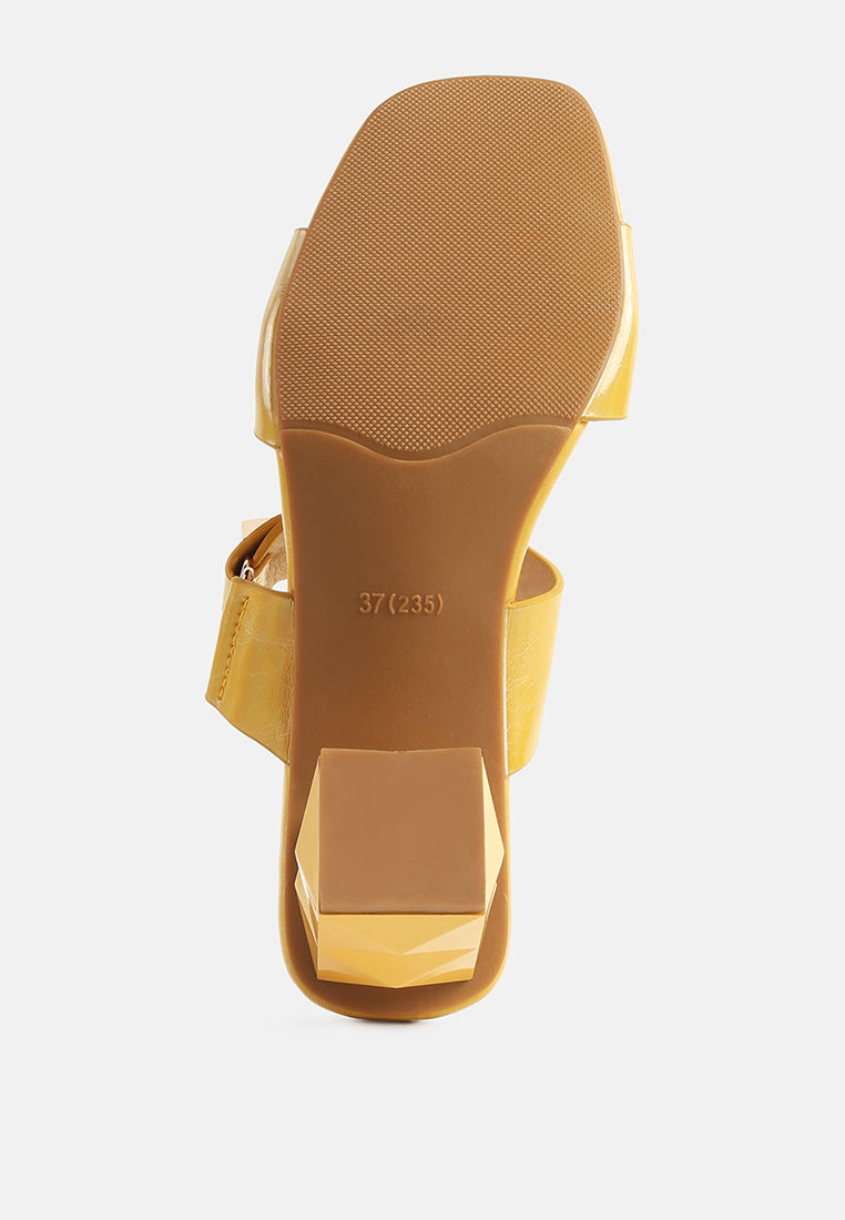 Hookup Fantasy Block Heel Sandals - Tigbul's Variety Fashion Shop