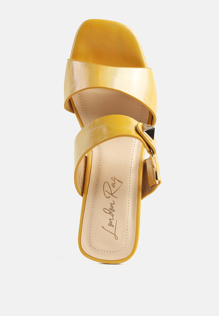 Hookup Fantasy Block Heel Sandals - Tigbul's Variety Fashion Shop