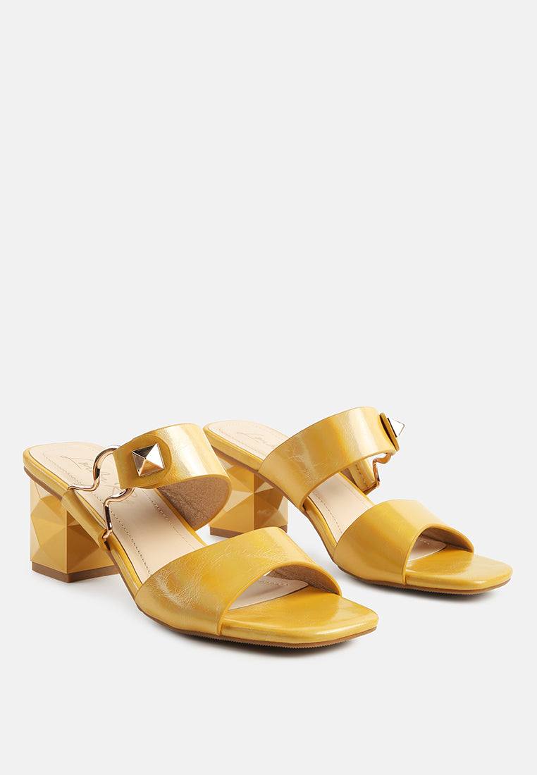 Hookup Fantasy Block Heel Sandals - Tigbul's Variety Fashion Shop