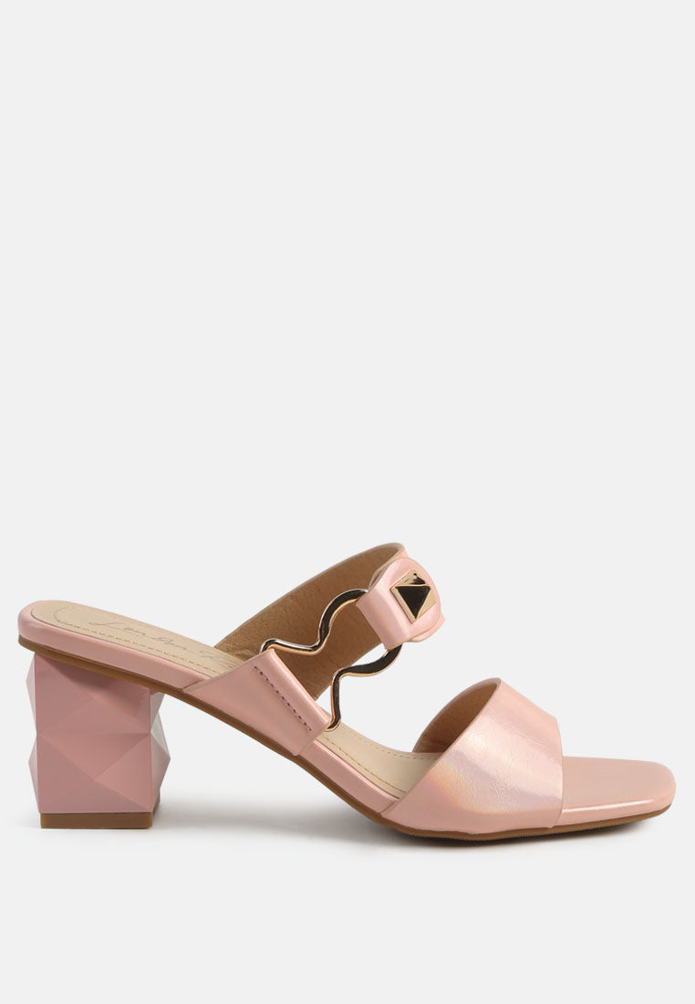 Hookup Fantasy Block Heel Sandals - Tigbul's Variety Fashion Shop