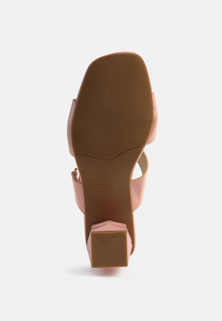 Hookup Fantasy Block Heel Sandals - Tigbul's Variety Fashion Shop