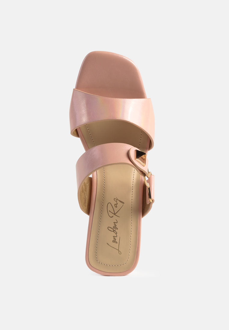 Hookup Fantasy Block Heel Sandals - Tigbul's Variety Fashion Shop