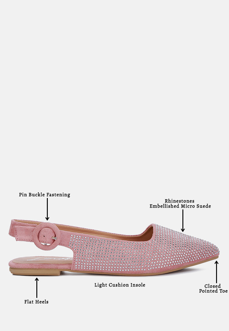 Jarisa Rhinestones Embellished Slingback Mules - Tigbul's Variety Fashion Shop