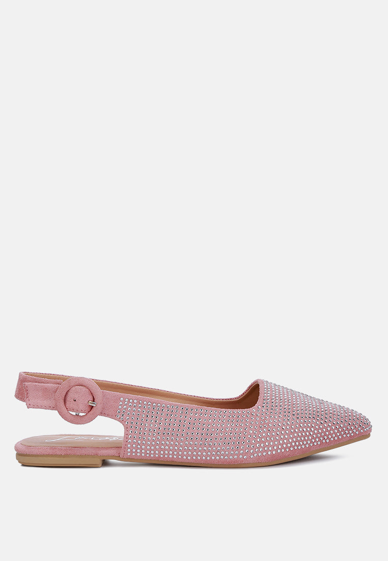 Jarisa Rhinestones Embellished Slingback Mules - Tigbul's Variety Fashion Shop