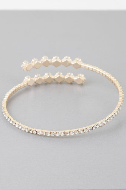 Jeweled Shiny Star Wrap Bracelet - Tigbul's Variety Fashion Shop