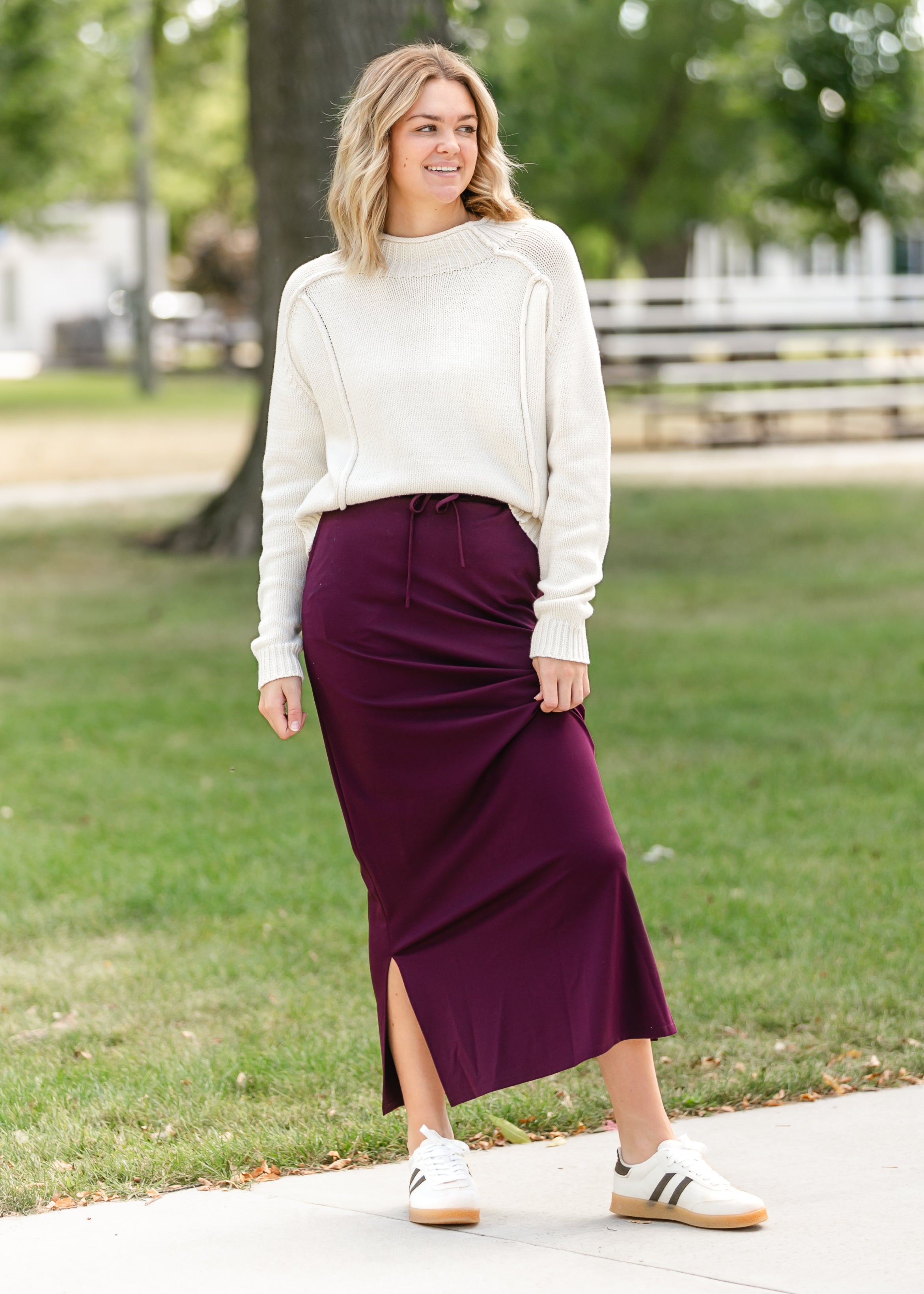 Jordan Knit Maxi Skirt - Tigbul's Variety Fashion Shop