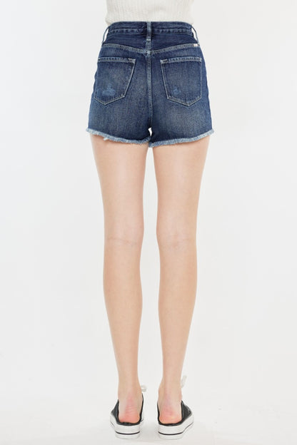 Kancan Raw Hem Button Fly Denim Shorts - Tigbul's Variety Fashion Shop