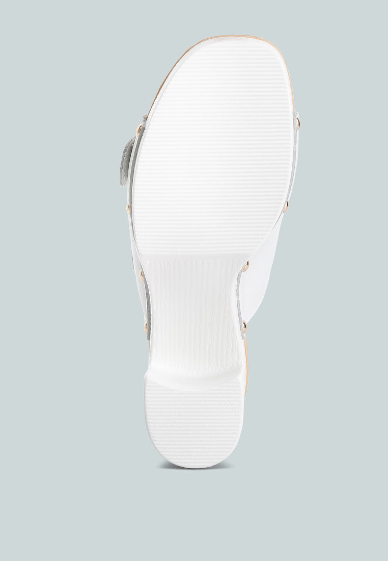 Kenna Dual Buckle Strap Sandals - Tigbul's Variety Fashion Shop