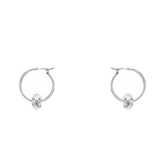 Knot Hoop Earring - Tigbul's Variety Fashion Shop