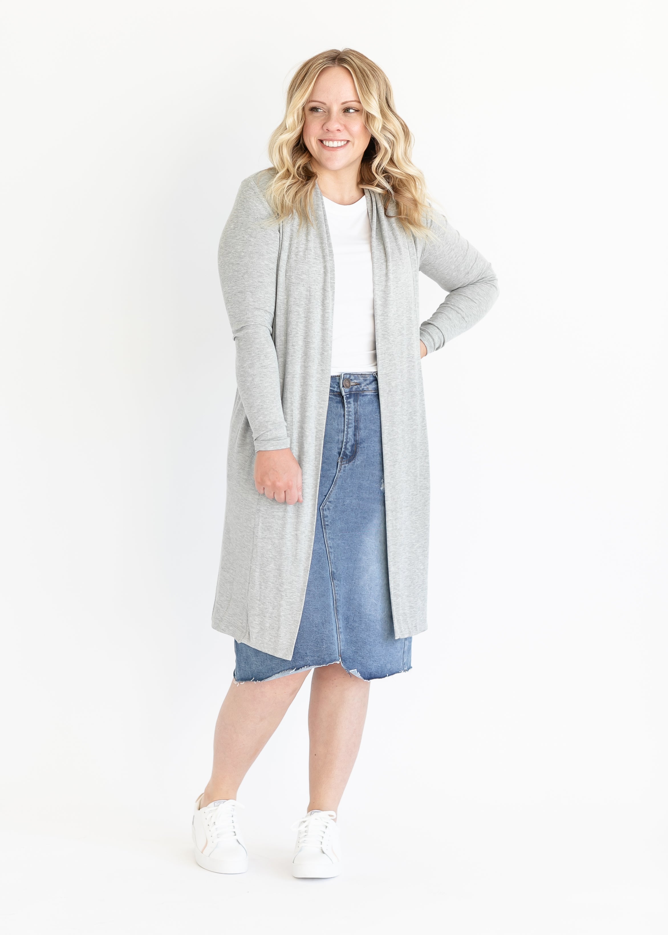 Kylin Open Front Cardigan - Tigbul's Variety Fashion Shop