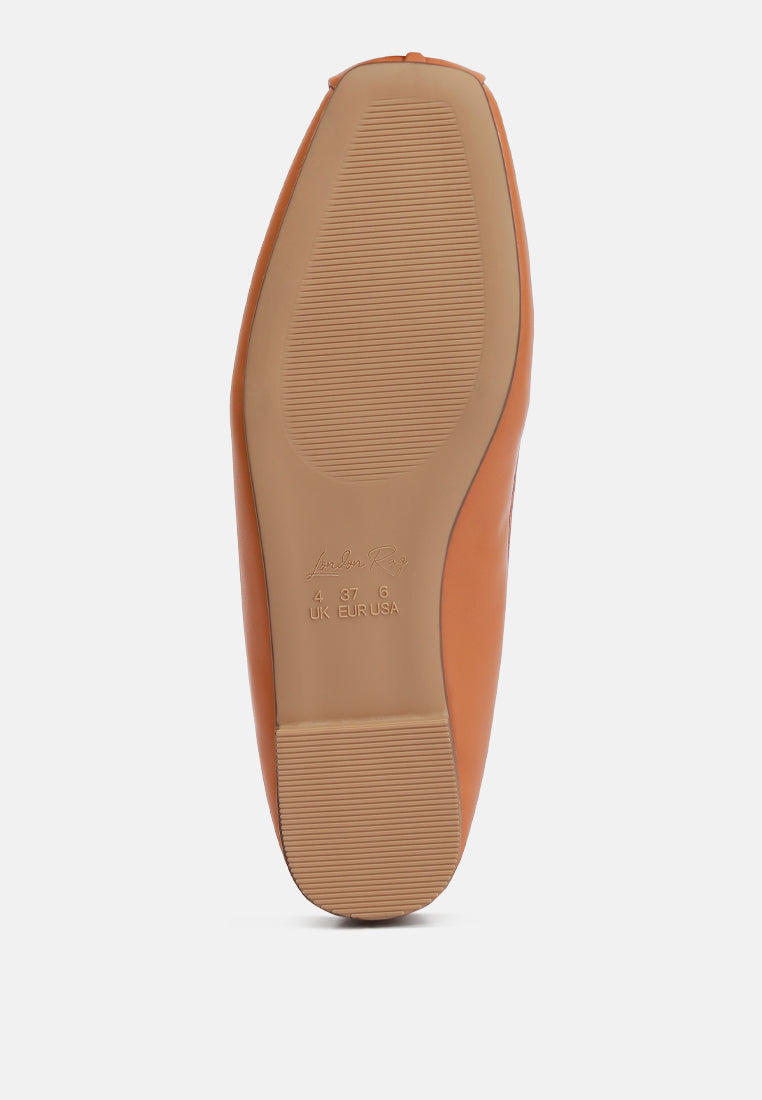 Leina Recycled Faux Leather Ballet Flats - Tigbul's Variety Fashion Shop