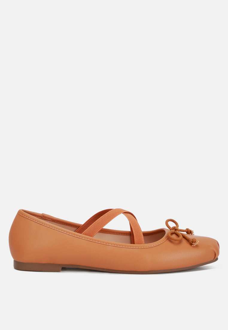 Leina Recycled Faux Leather Ballet Flats - Tigbul's Variety Fashion Shop