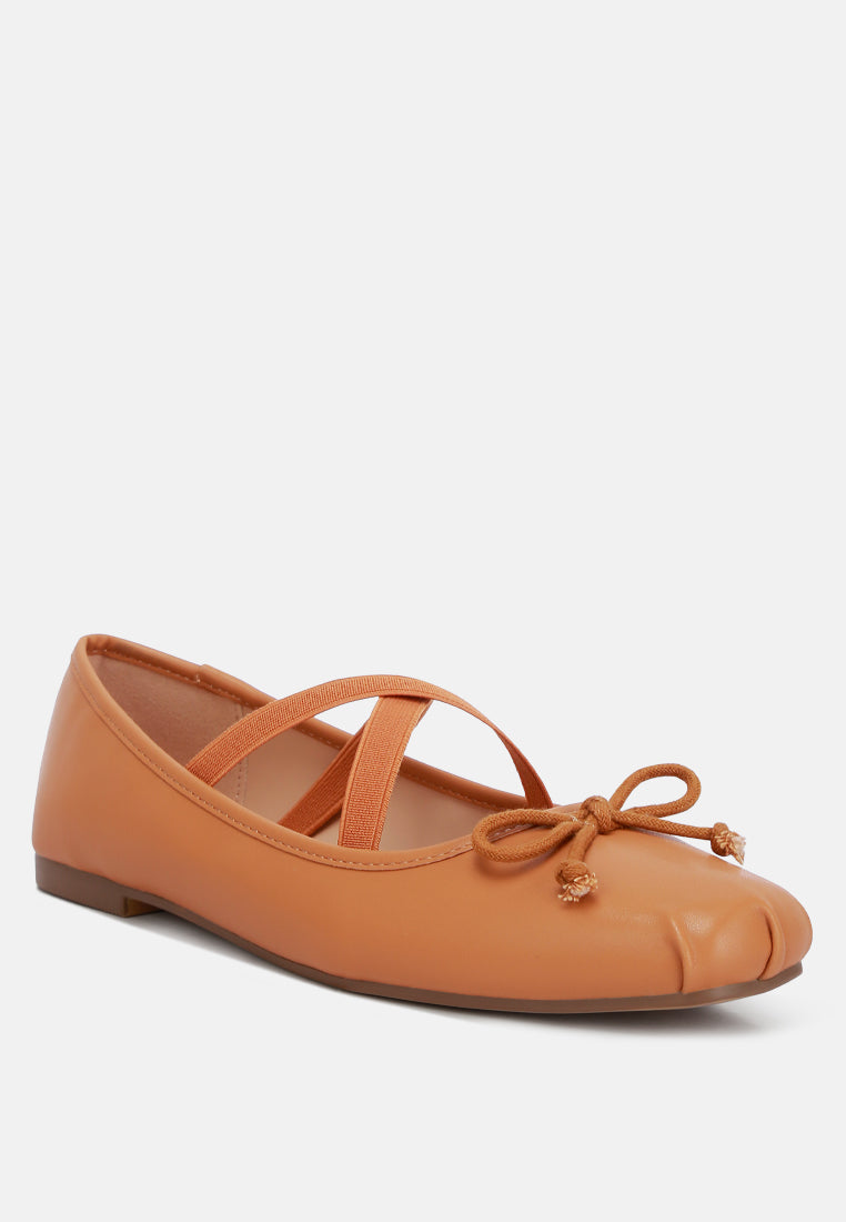 Leina Recycled Faux Leather Ballet Flats - Tigbul's Variety Fashion Shop