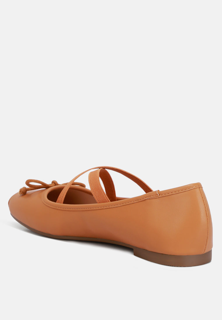 Leina Recycled Faux Leather Ballet Flats - Tigbul's Variety Fashion Shop