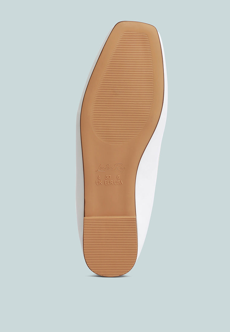 Leina Recycled Faux Leather Ballet Flats - Tigbul's Variety Fashion Shop
