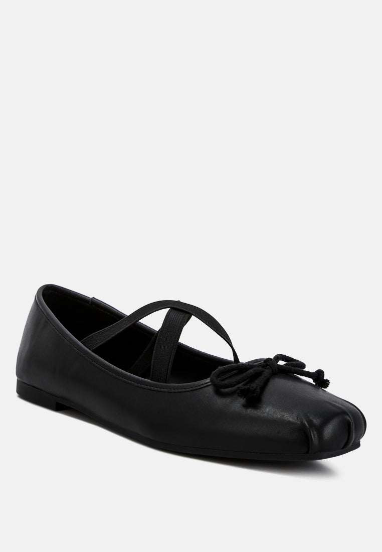 Leina Recycled Faux Leather Ballet Flats - Tigbul's Variety Fashion Shop