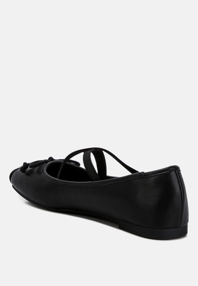 Leina Recycled Faux Leather Ballet Flats - Tigbul's Variety Fashion Shop