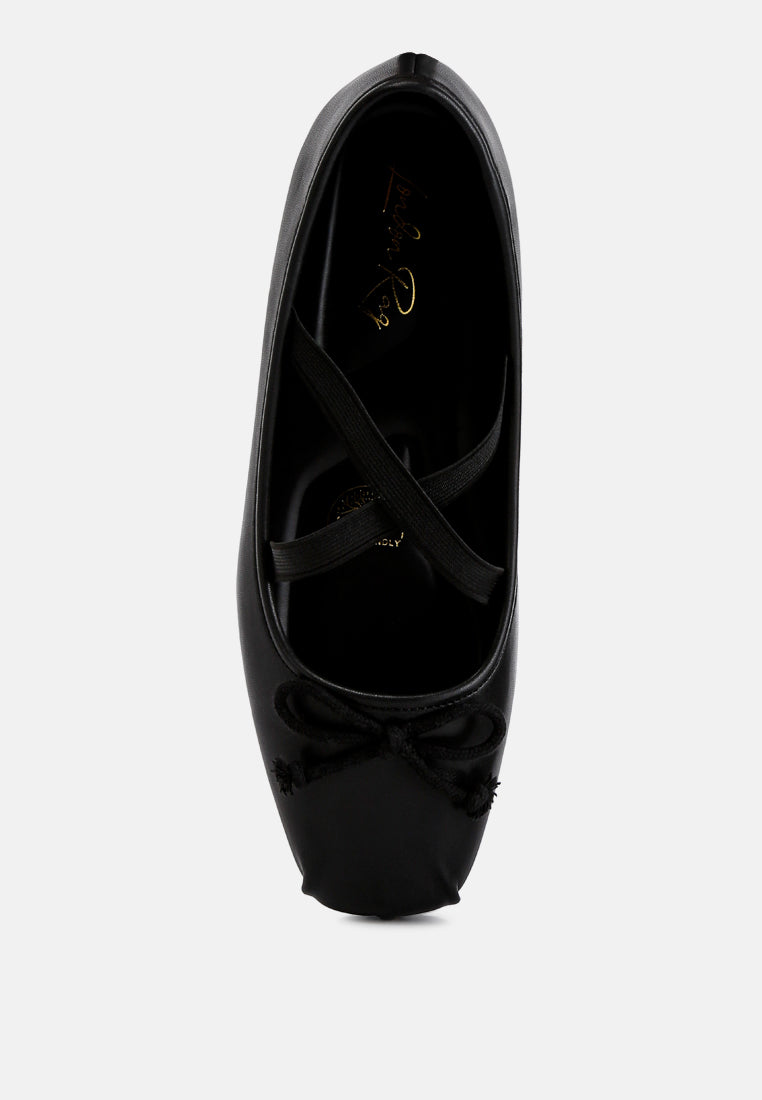 Leina Recycled Faux Leather Ballet Flats - Tigbul's Variety Fashion Shop