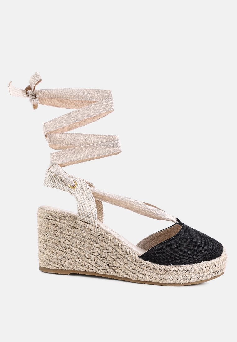 Little Mary Strappy Wedge Heel Sandals - Tigbul's Variety Fashion Shop