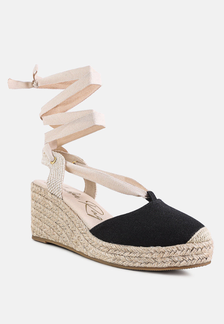 Little Mary Strappy Wedge Heel Sandals - Tigbul's Variety Fashion Shop